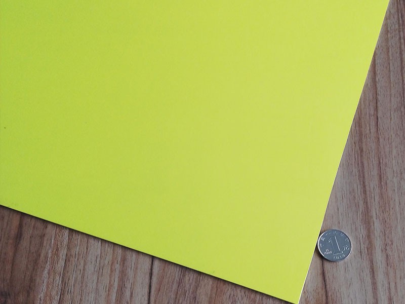 yellow acrylic abs sheet