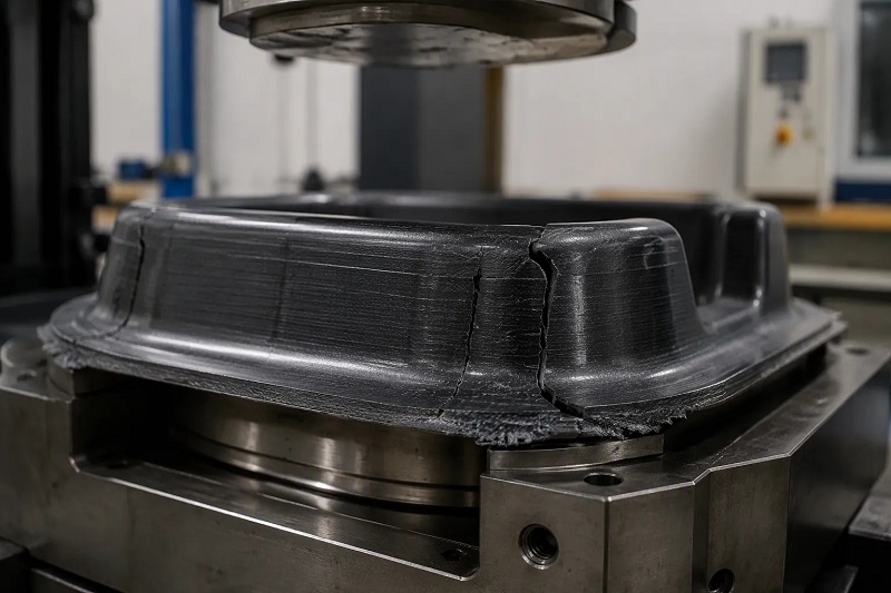 Why Do Composite Plastic Sheets Crack During Deep Drawing