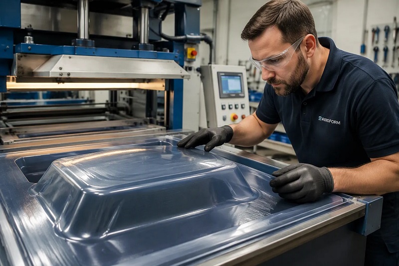 How to Prevent Bubbling When Thermoforming Composite Plastic Sheets