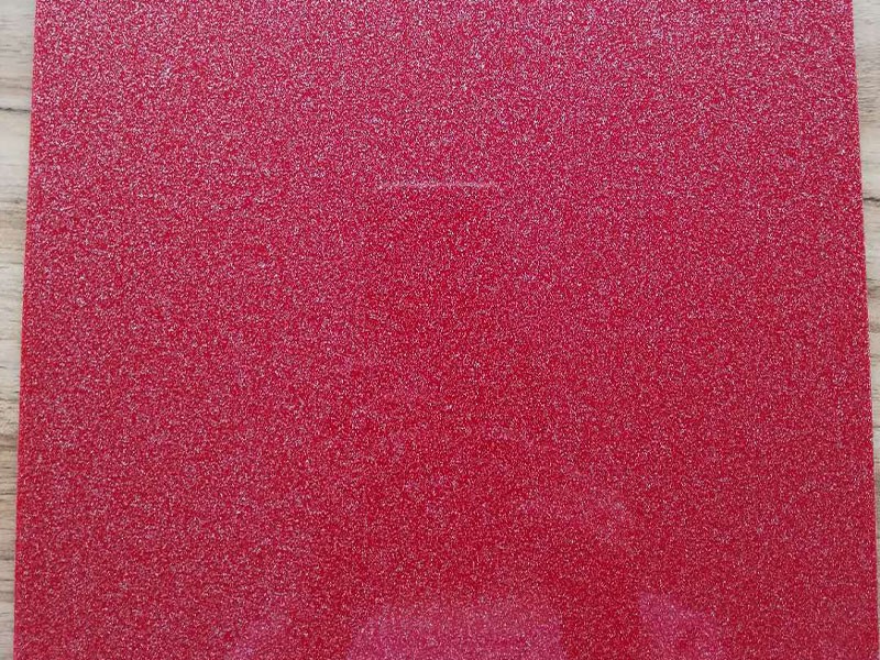 red pearlescent acrylic abs sheet