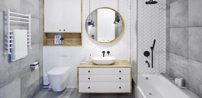 white pmma/abs for the bathroom decoration